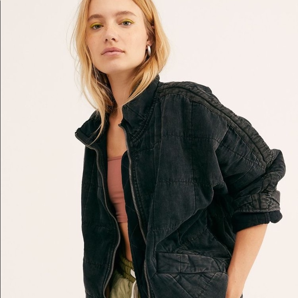 Free People Dolman Quilted Jacket